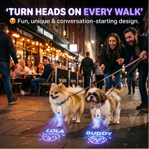 GlowPaw™ – Photo Projection Collar Light