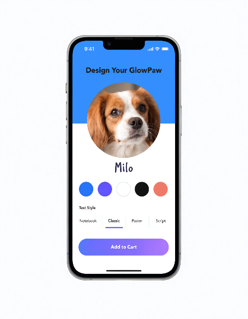 GlowPaw™ – Photo Projection Collar Light
