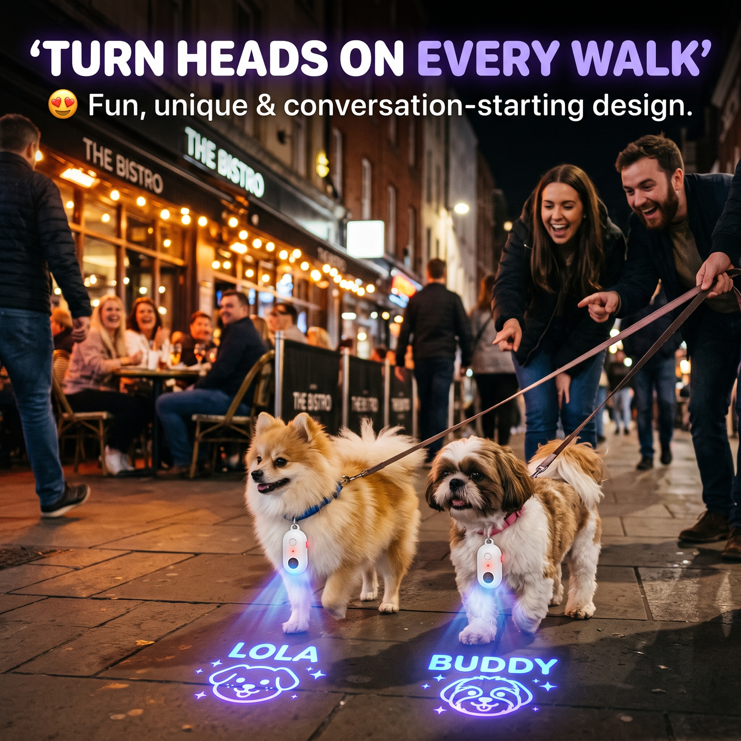 GlowPaw™ – Photo Projection Collar Light